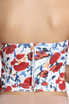 Zivame Non-Padded Short Slip Corset - Red Print — thumbnail 6